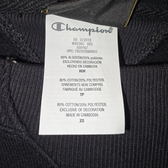 CHAMPION Century Collection 100 Year Anniversary Crewneck Sweatshirt NWT Size XS - Picture 11 of 13